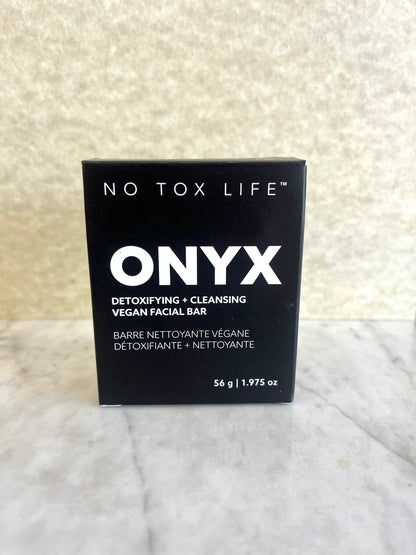 Onyx Vegan Charcoal Face Cleansing Bar - Handmade