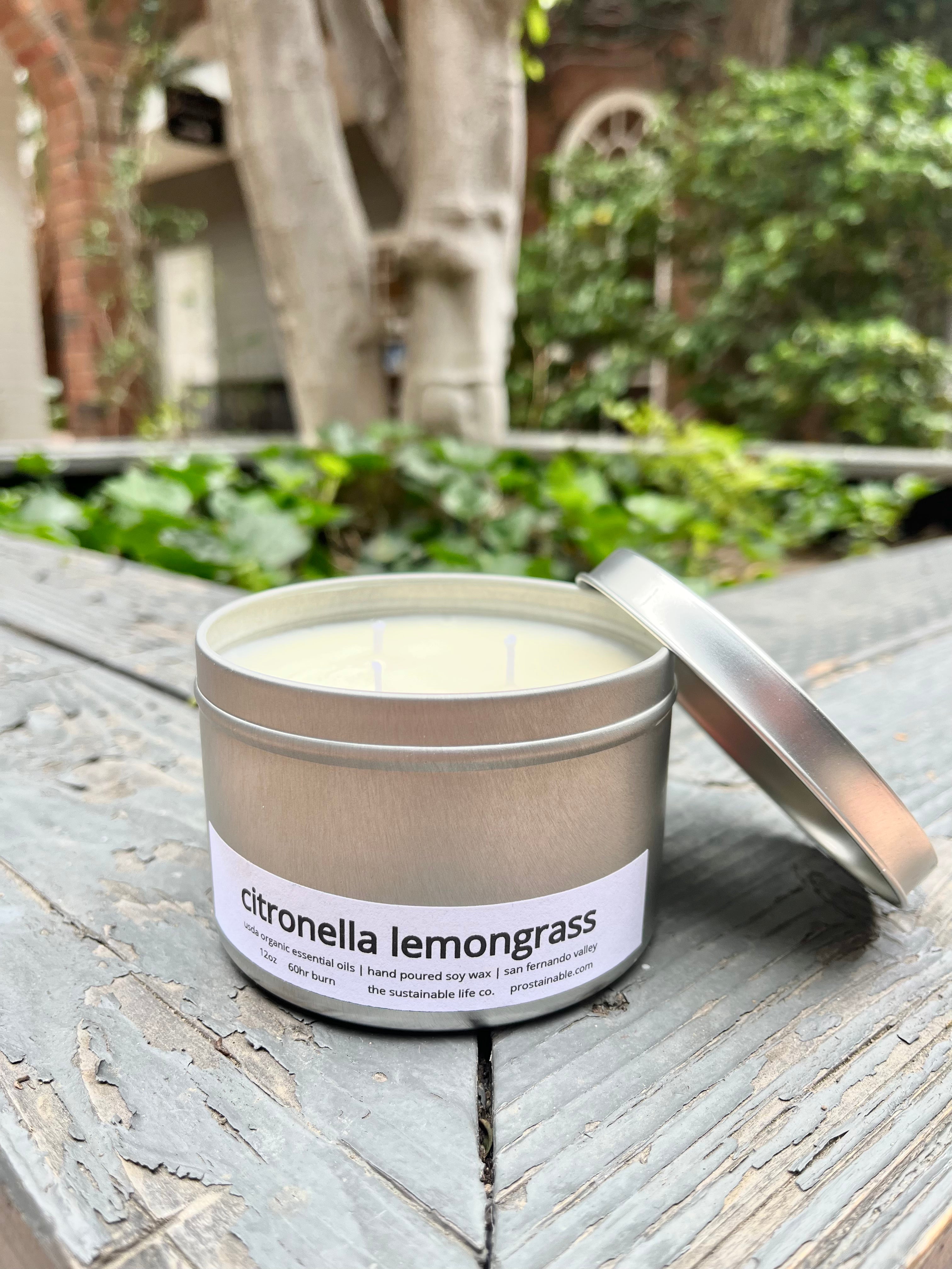 Citronella Lemongrass - 12 oz Candle