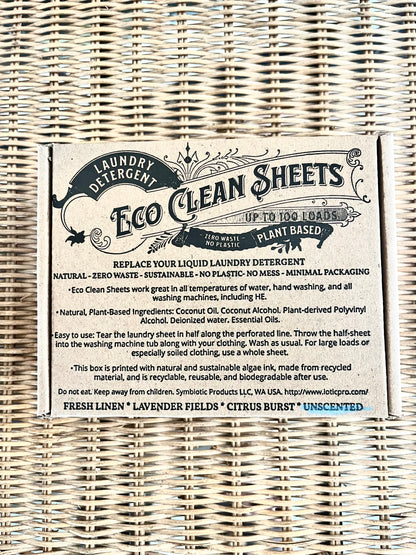 Laundry Sheets - Eco Clean Strips