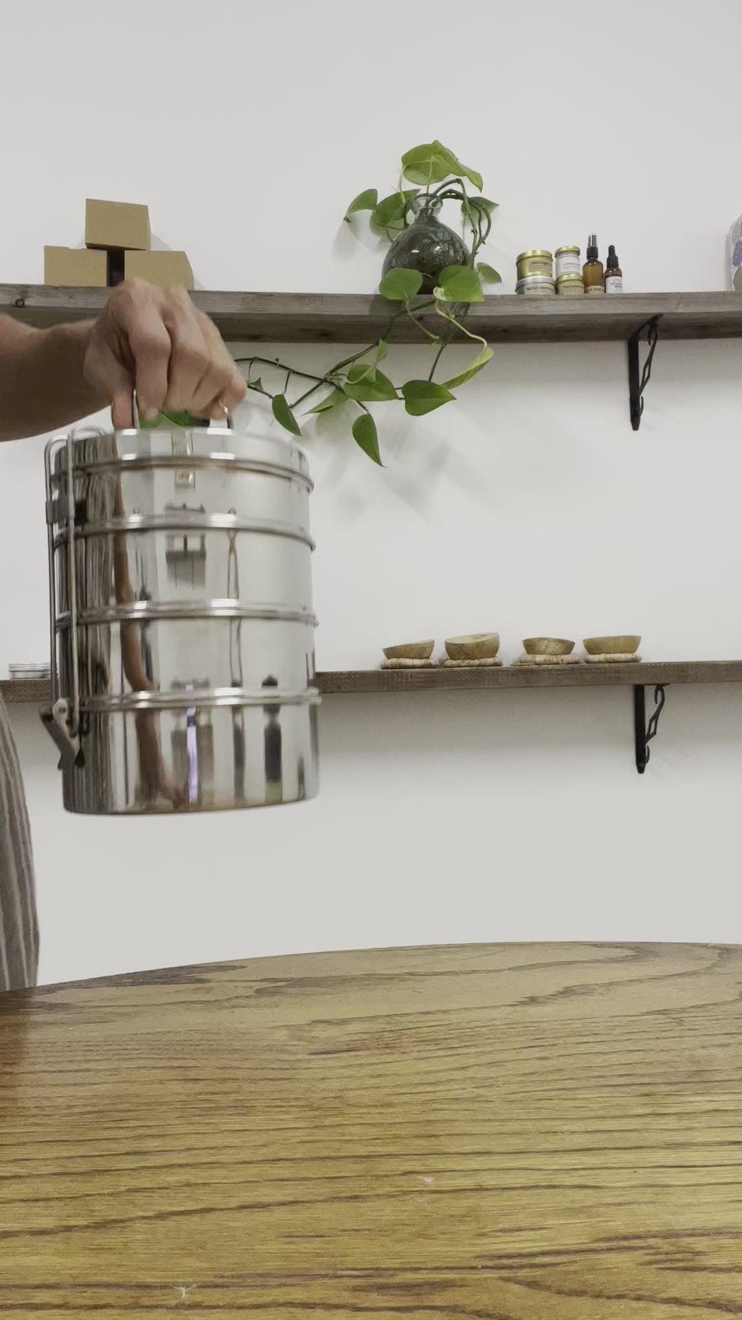 Stainless Steel Meal Storage (4 layers)