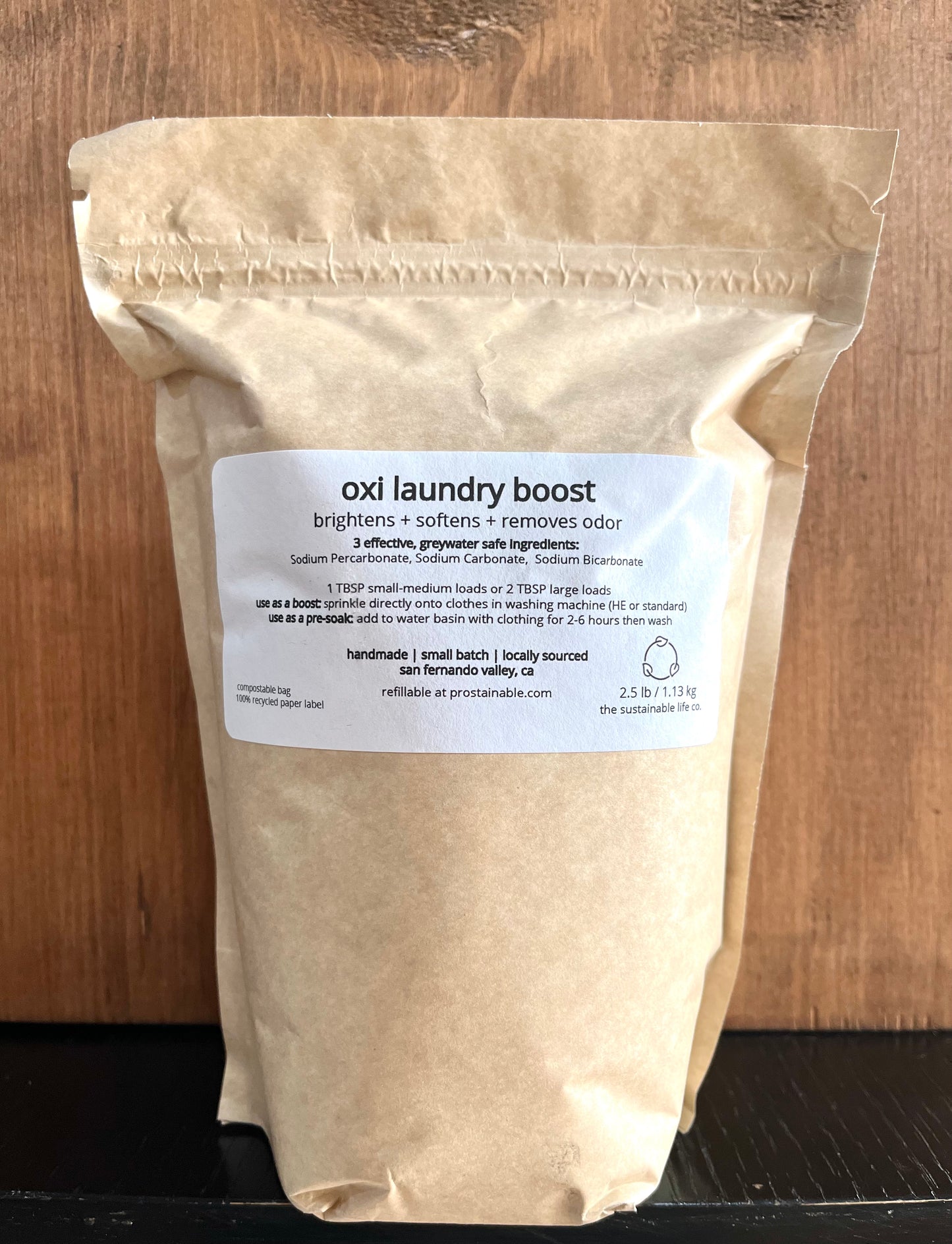 Oxi Laundry Boost (2.5 lb in Compostable Bag)