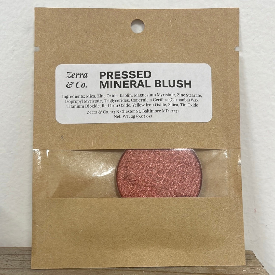 Pressed Mineral Blush by Zerra & Co