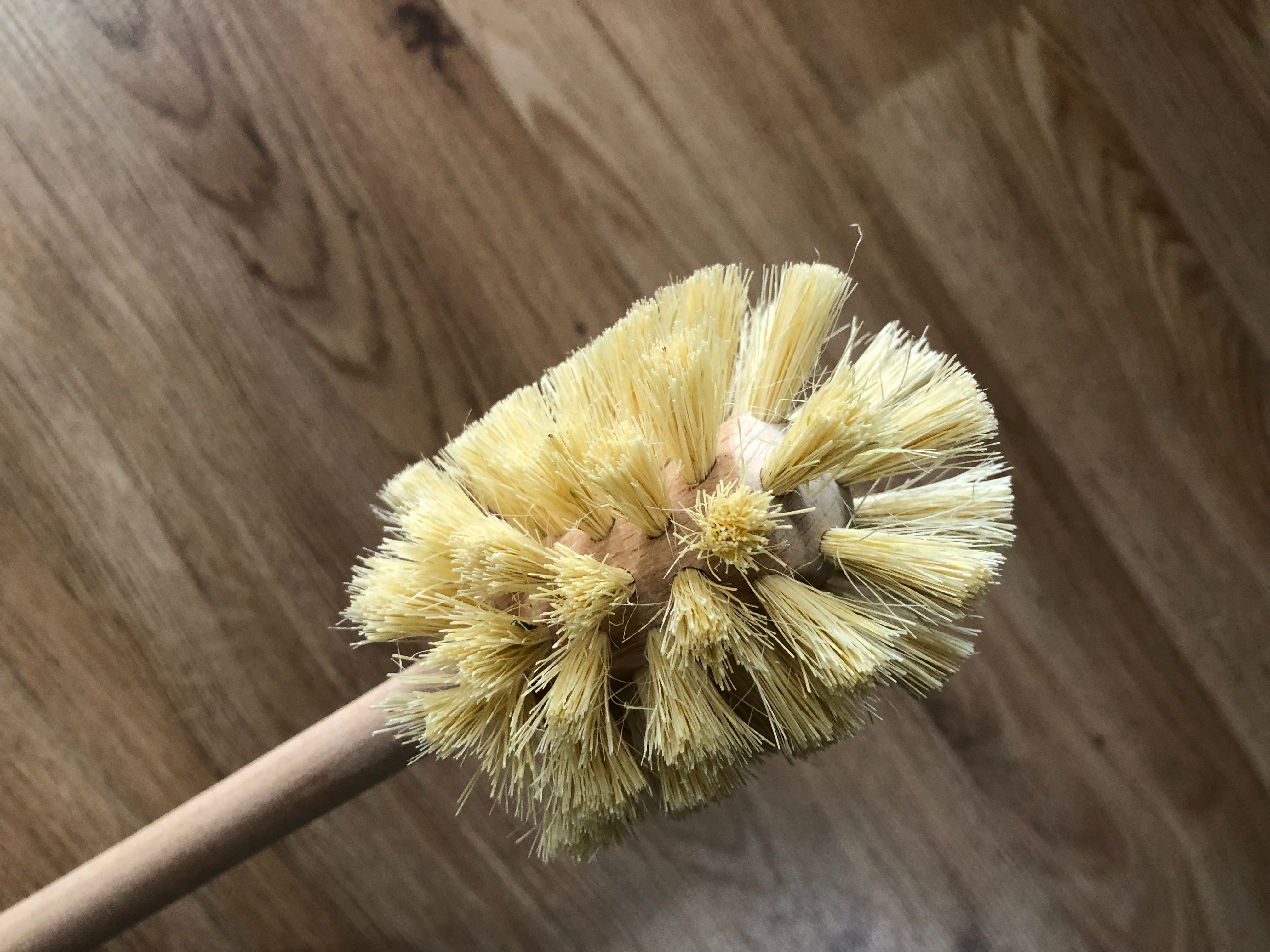 Wooden Brush, Beechwood & Sisal, toilet or bottle cleaning brush
