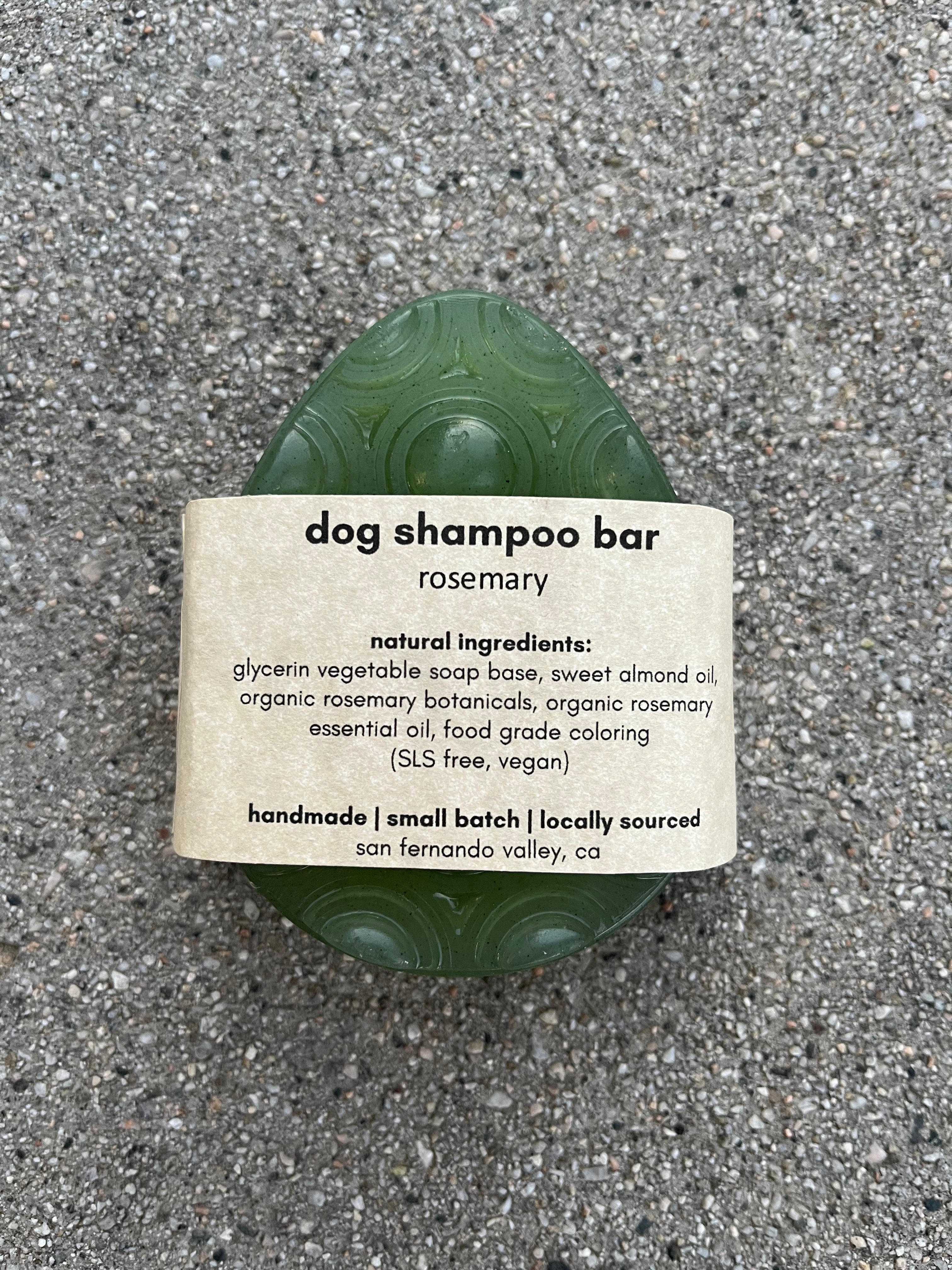 dog shampoo bar (rosemary)