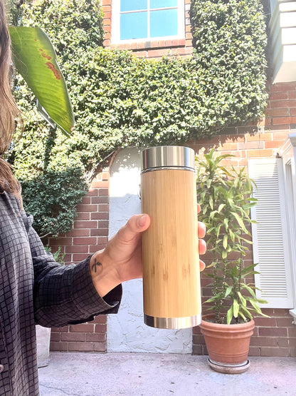 Tea / Coffee Mug - Reusable Bamboo Thermos