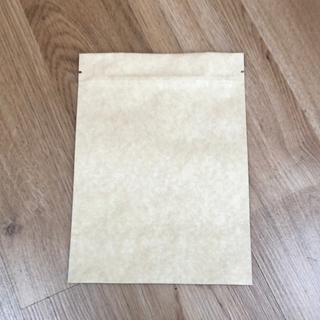 Compostable Bag (resealable, reusable, compostable)